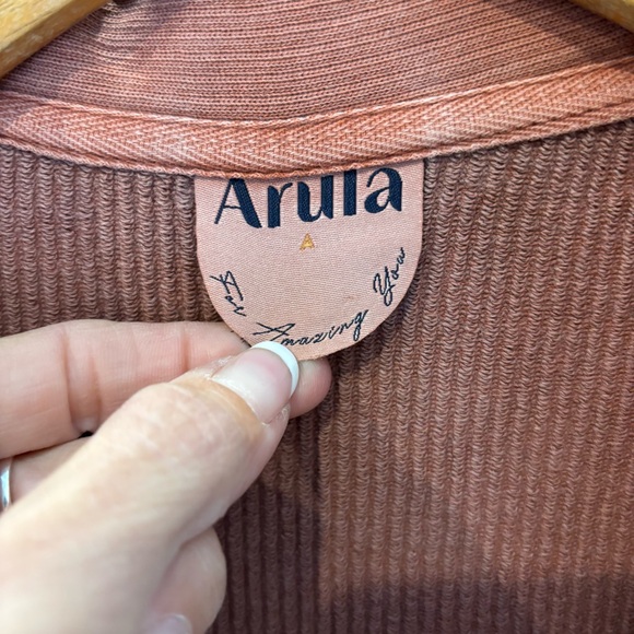 ARULA Corduroy Jacket in Dusty Rose - Picture 4 of 11